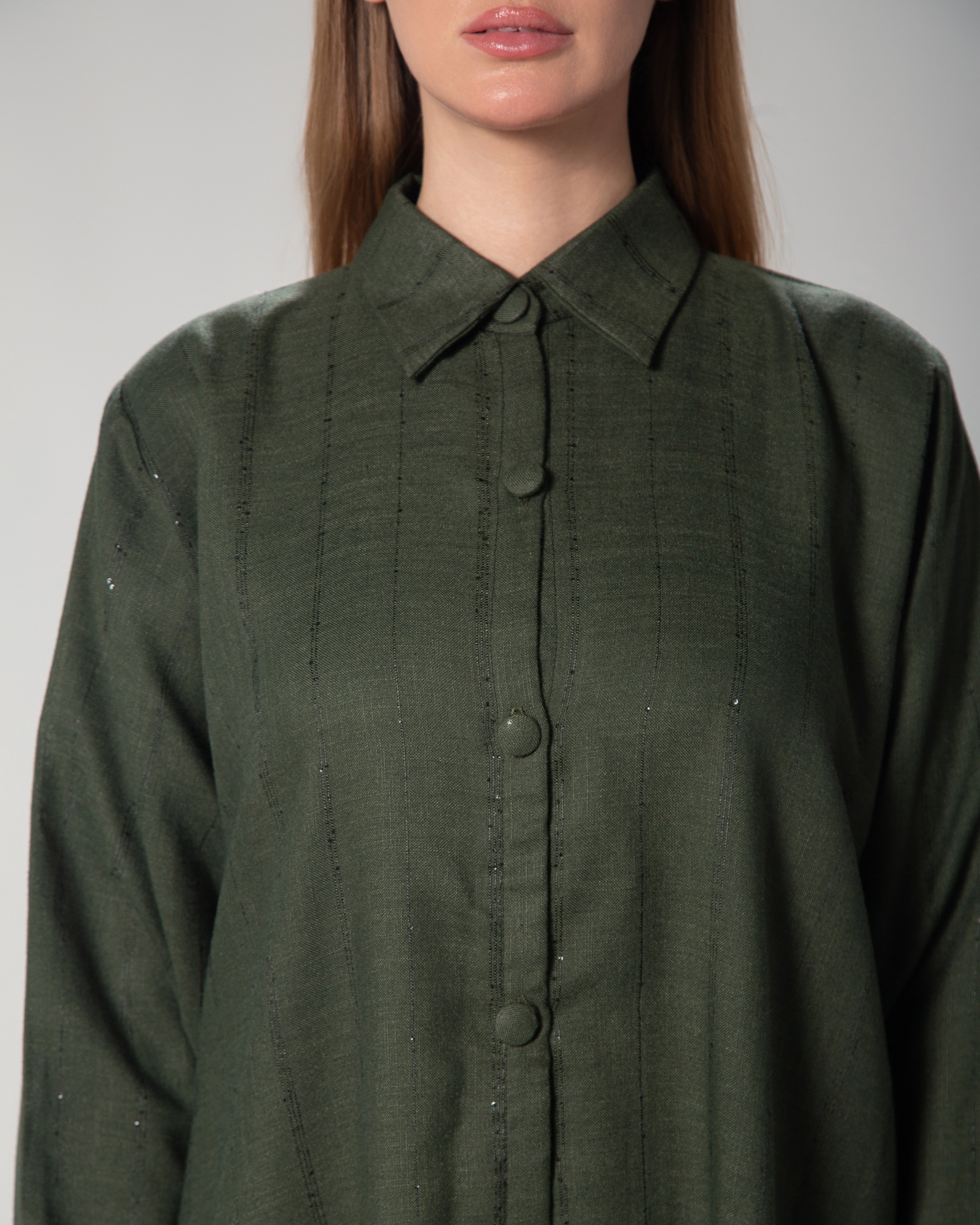 abaya for expat living in the middle east linen collared abaya omni the label