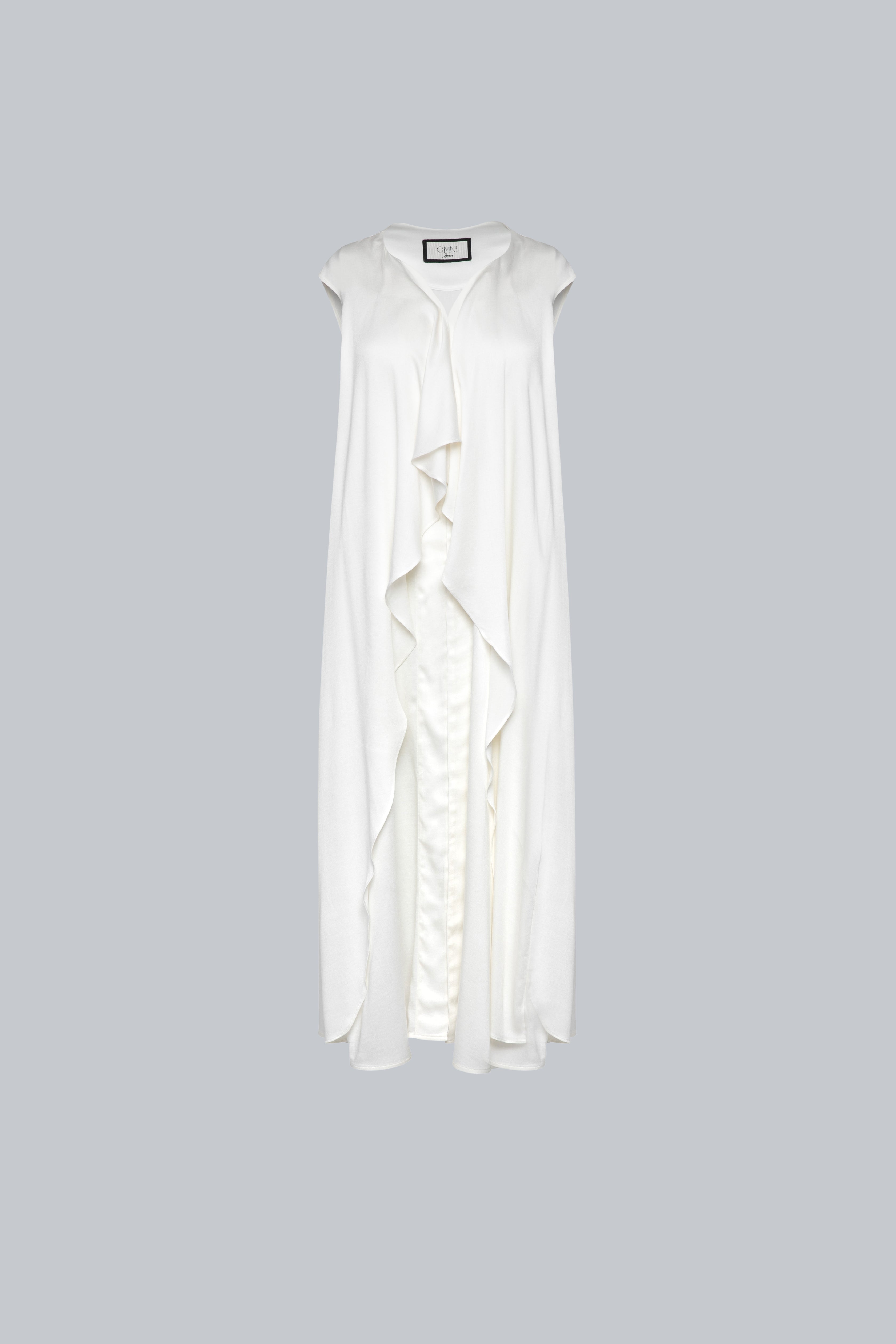 The 10am Cover Up in White with back embroidery