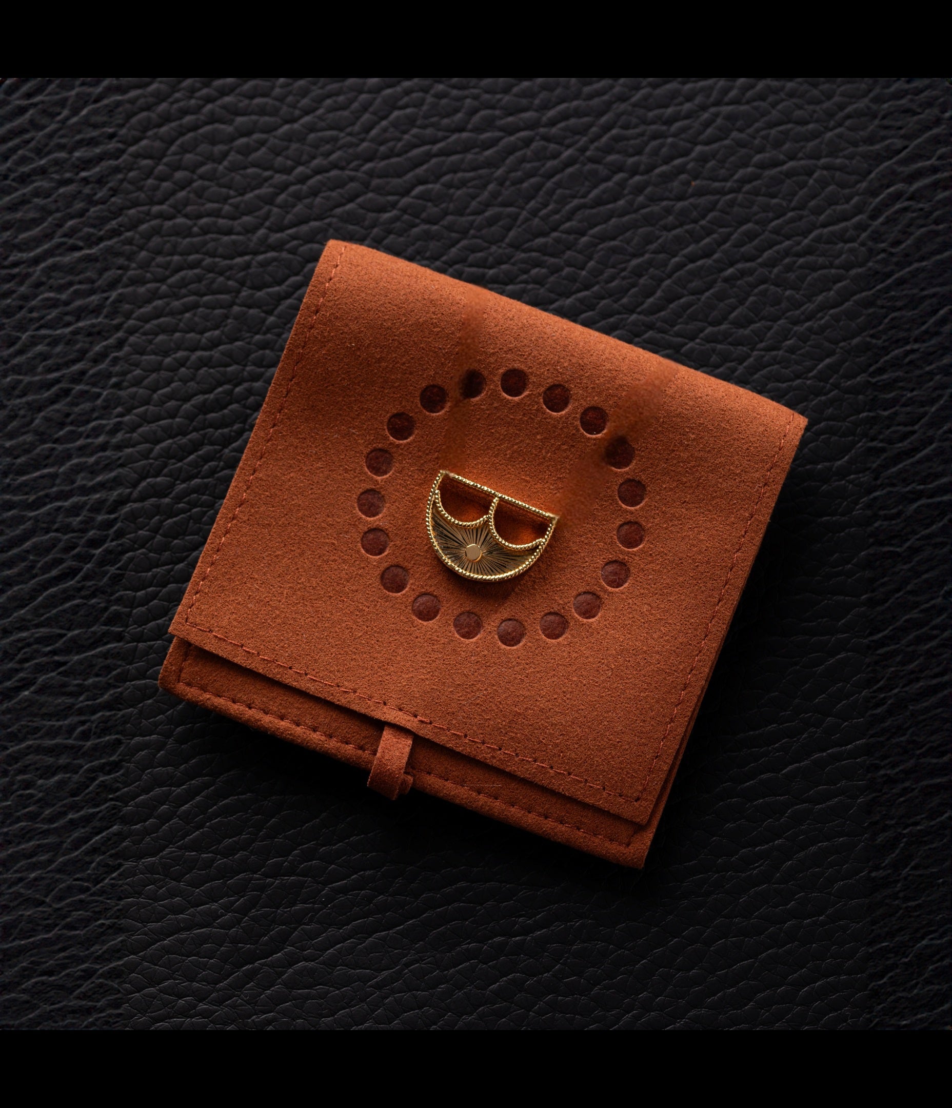 The Batoulah Brooch placed inside its branded box, perfect for gifting and showcasing premium craftsmanship KSA UAE Qatar