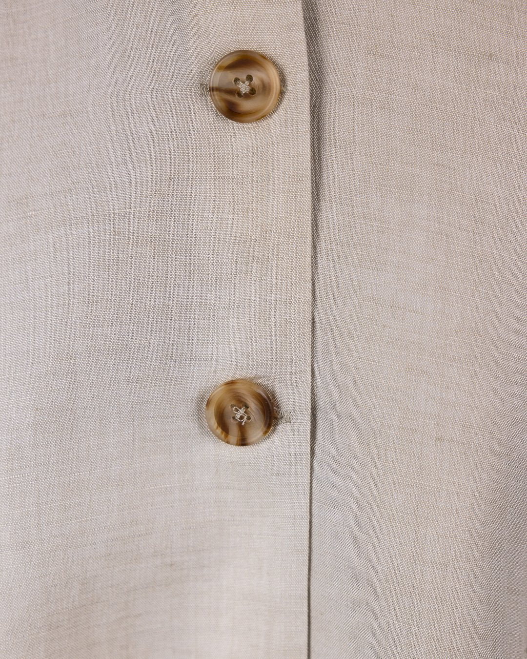 Close-up of front buttons on The Next Wednesday Skirt by Omni The Label, designed for everyday elegance in UAE KSA Qatar