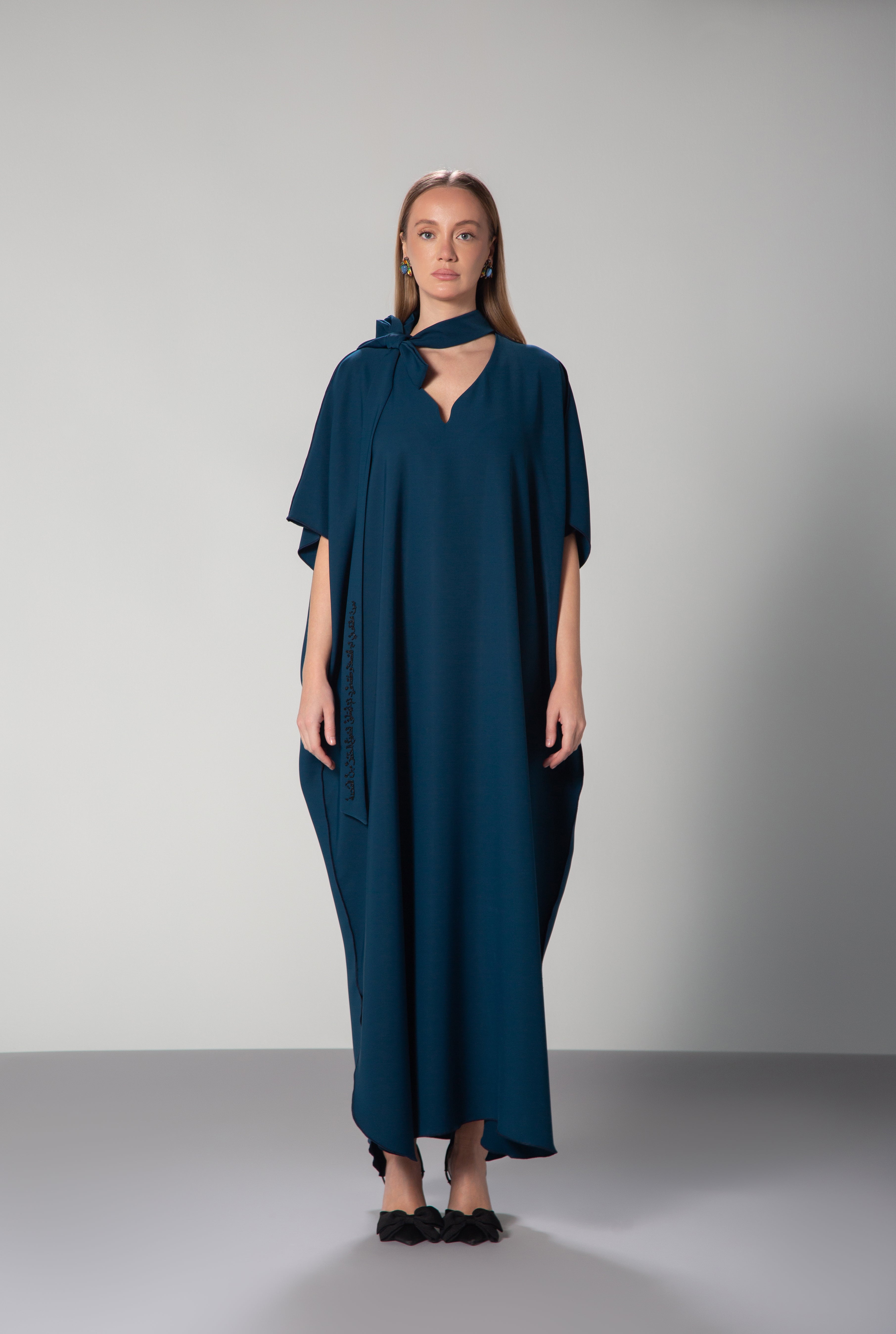 The Serenity Dress in Deep Blue