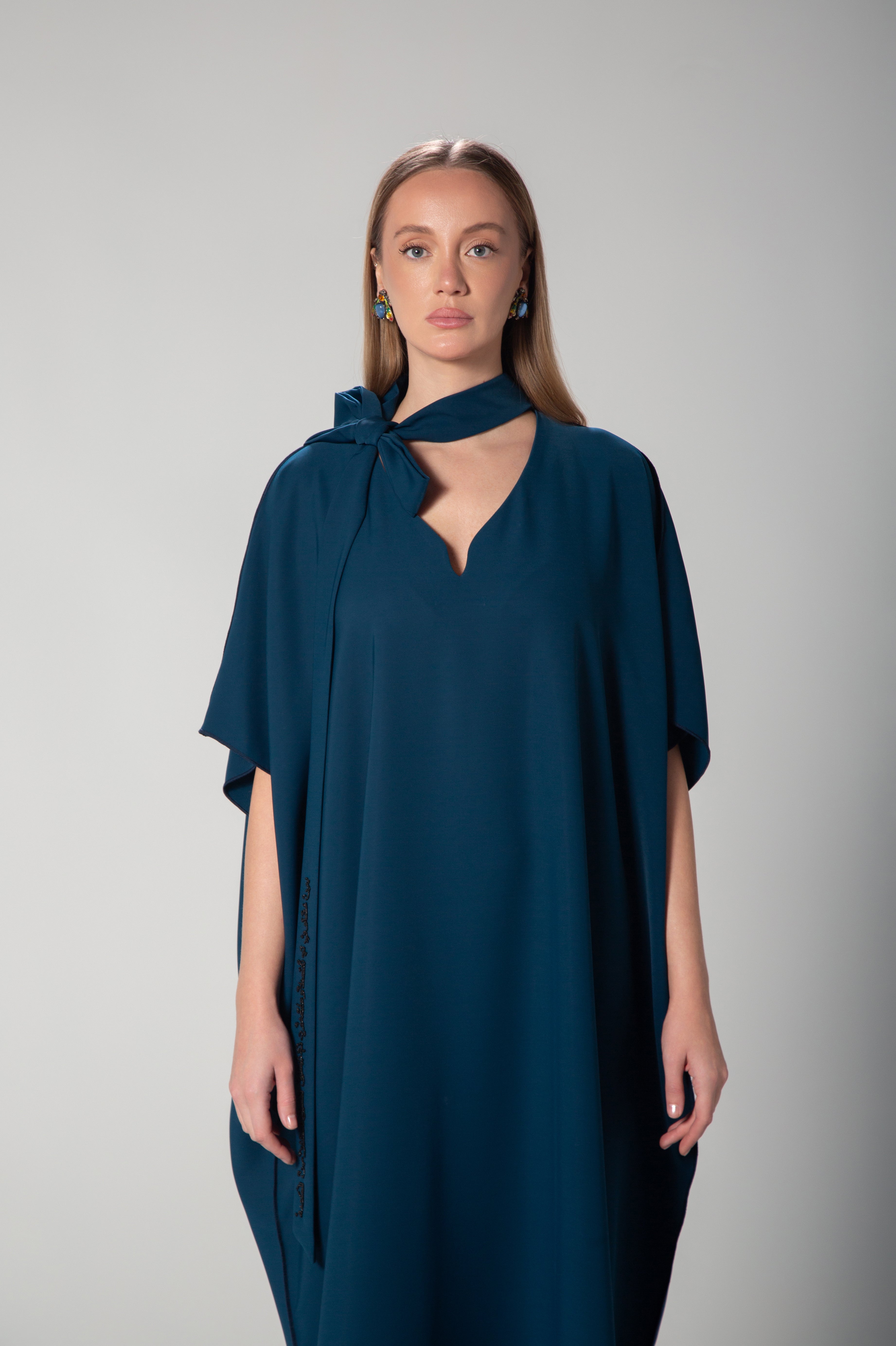 The Serenity Dress in Deep Blue