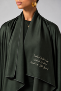The Flow Abaya in Green