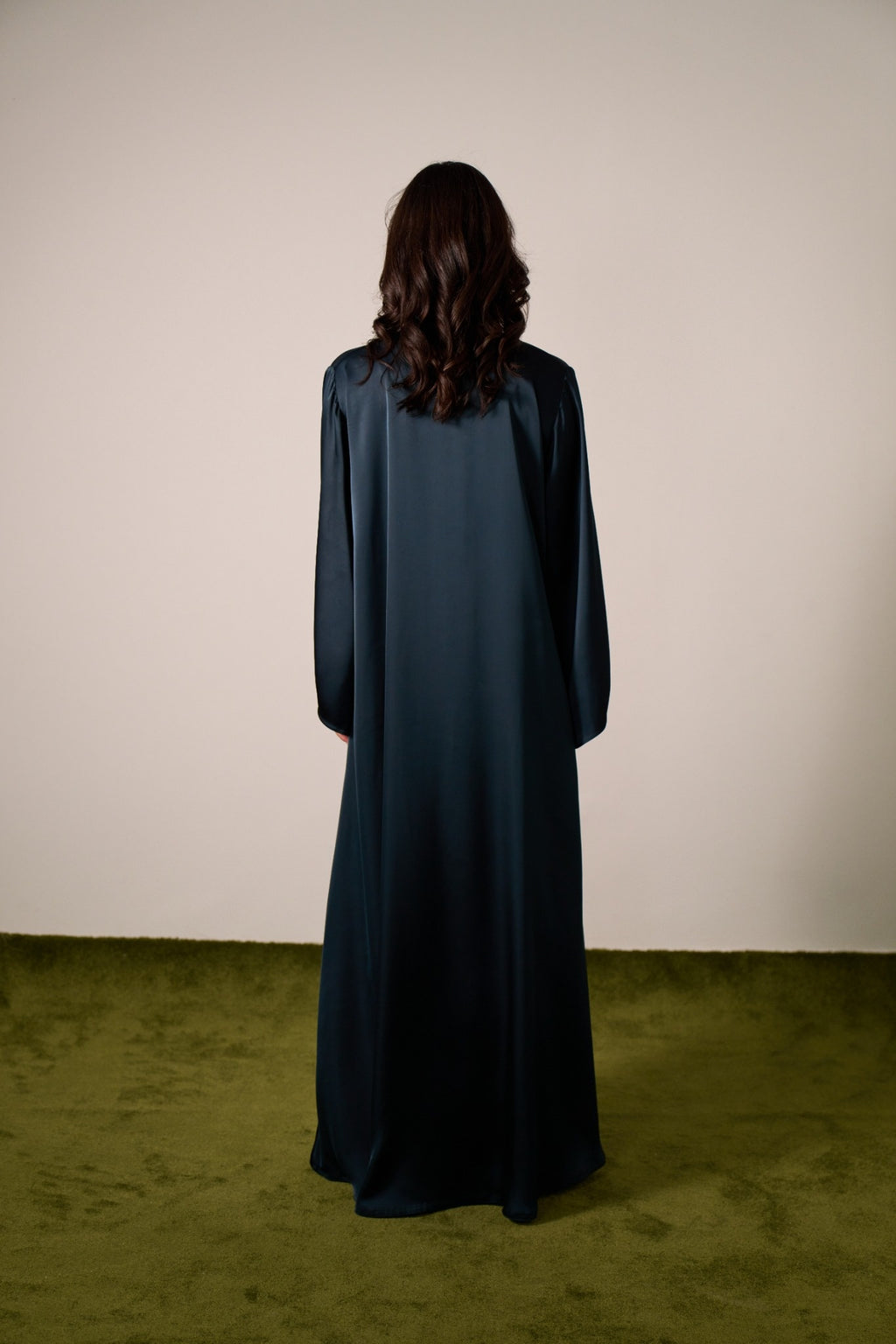 The Muse Abaya – Deep Petrol