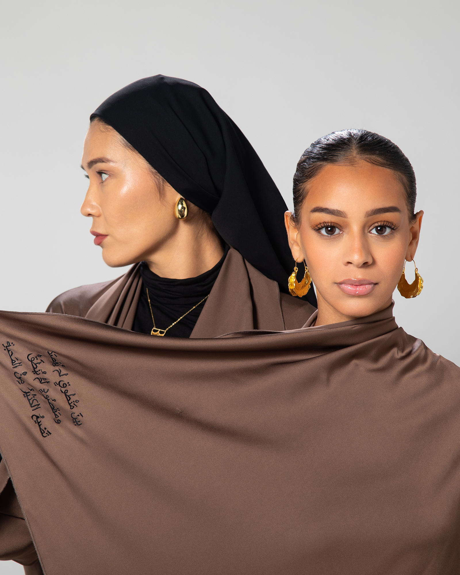 The Flow Abaya in Brown