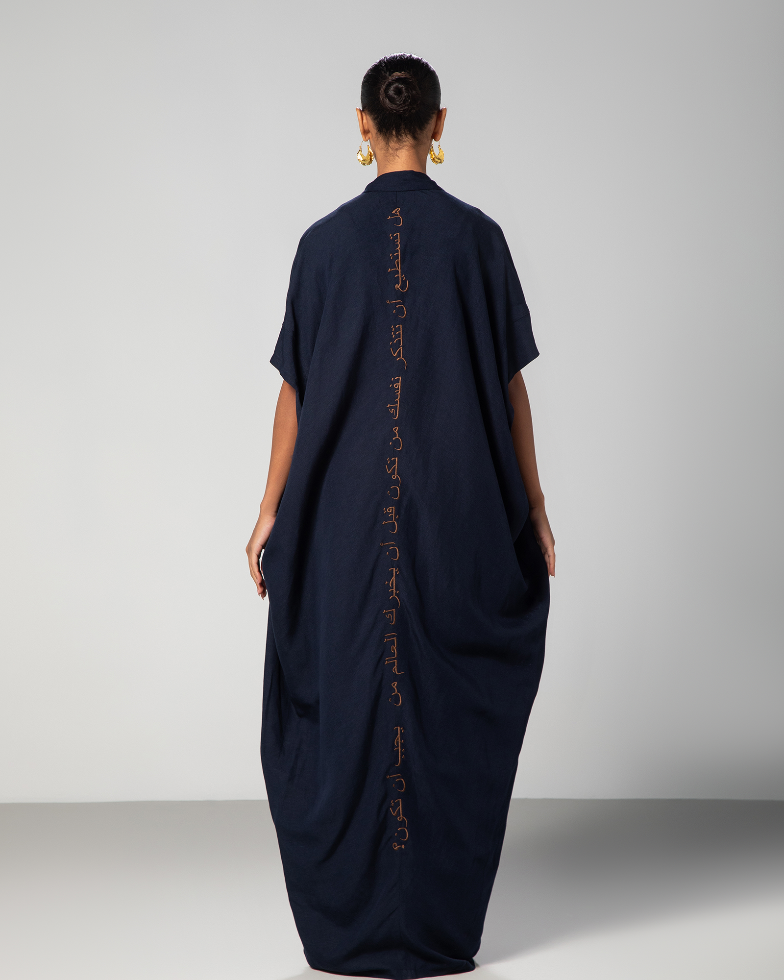 The Navy Blue Kaftan