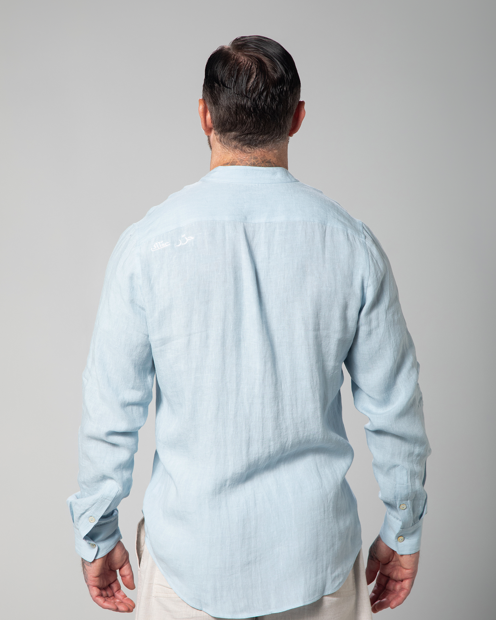 St. Tropez linen shirt in Blue