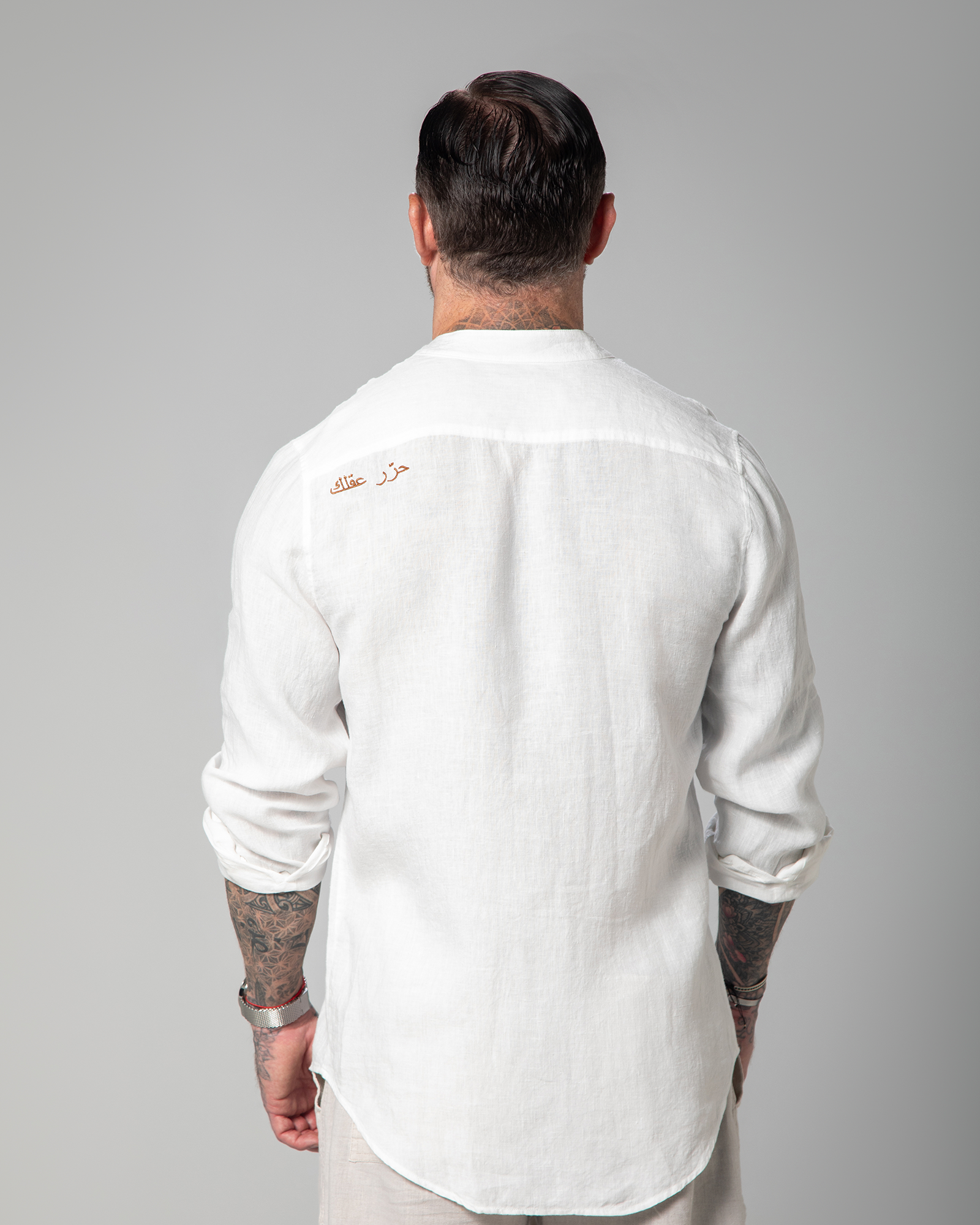 St. Tropez linen shirt in White